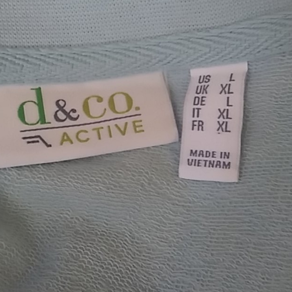 NEW Denim & Co. Bomber Jacket W/Print Detail - Picture 9 of 10